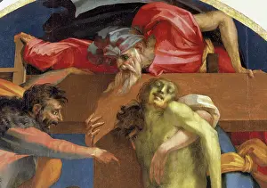 Nicodemus: Deposition of the cross: detail