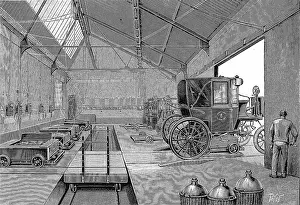 Driven: Depot at Rue Cardinet where electrically driven