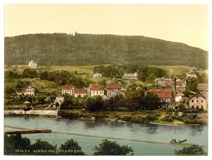 Weser: Der Klut & Die Weser, Hameln, Hanover, Germany Der Klut & Di
