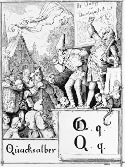 Richter: Der Quacksalber - The Quack, around 1850