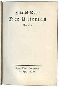 Signet: Der Untertan ('The Loyal Subject, 1915)