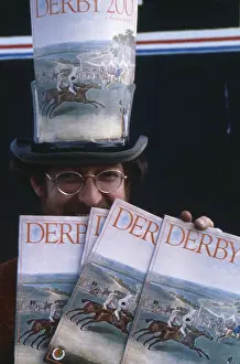 200th: Derby Day Programme seller