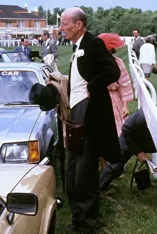 Punters: Derby Day -- punters in the car park