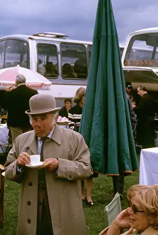 Derby Day -- scene in car park