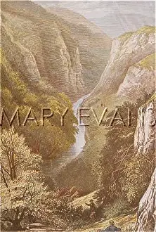 Dovedale: DERBYSHIRE/DOVEDALE 1870