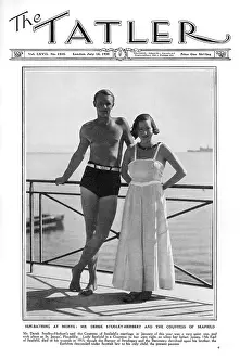 Seafield: Derek Studley-Herbert & Countess of Seafield at Monte Carlo