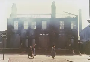 Mid 1960s: Derelict building with missing roof