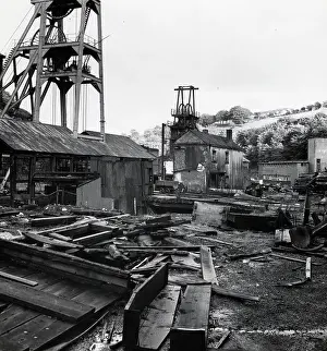 Colliery: Derelict Tirpentwys Colliery, Pontypool, South Wales