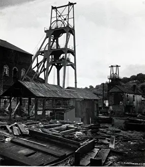 Colliery: Derelict Tirpentwys Colliery, Pontypool, South Wales