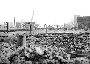 Upturned: Derelict yard at Nine Elms