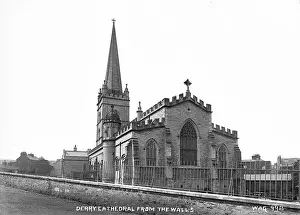 Derry: Derry Cathedral from the Walls