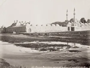 Bonfils: Dervicherie, mosque, Damascus Syria, Bonfils studio