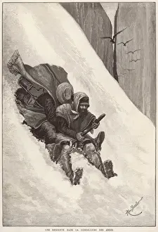 Mountainside: A descent in the Andes