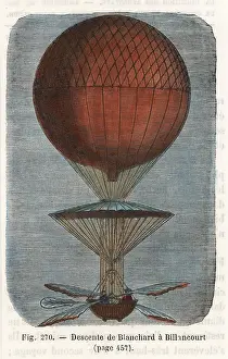Aeronauts: Descent of Jean-Pierre Blanchard's balloon