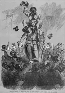 Desecration: DESECRATION OF STATUE