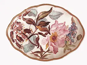 Honey: Desert Dish with Flowers