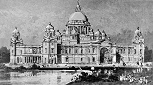 Design for the All India Queen Victoria Memorial Hall
