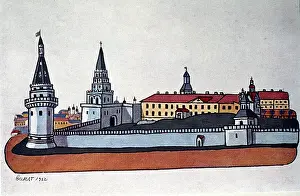 Bakst: Design by Bakst for an embroidery project