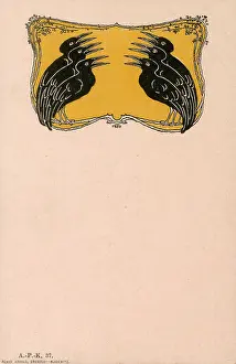 The Michael Diamond Collection: Design with six black crows