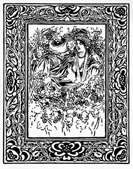 Bookplate: Design for a bookplate