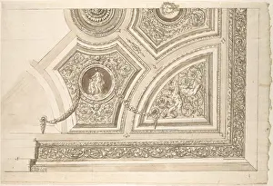 Giocondo: Design for a Ceiling Decoration, 1742?1839, Pen