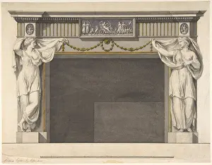 Design for a Chimney Piece in the Gallery, now