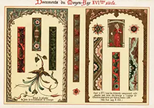 Heures: Design elements from the 16th century