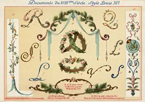 Ernest Guillot: Design elements from the era of King Louis XVI, 18th century