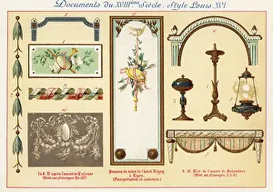 Ernest Guillot: Design elements from the era of King Louis XVI, 18th century