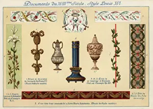 Ernest Guillot: Design elements from the era of King Louis XVI, 18th century