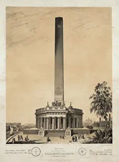 C1847: Design of the original Washington Monument