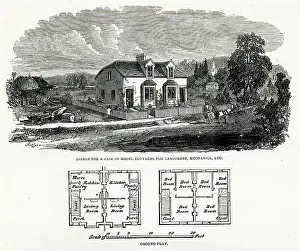 Labourer: Design for a pair of Model Cottages