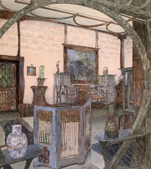 Esterhazy: Design for a Reception Room, Esterhazy Castle, Hungary