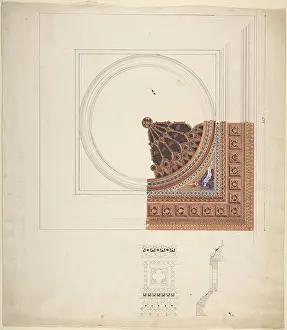 Mid 19th: Design for a Stained Glass Window, mid-19th?early