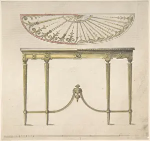 The Liszt Collection: Design for a Table, second half 18th century