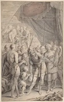 Coxie: Design for a Title Page: A General and His Army