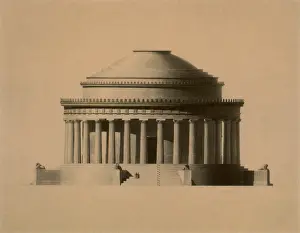 Valhalla: Design for the Valhalla, near Regensburg