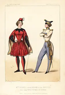 Diable: Desiree Pochonnet as Sizerin and an officer