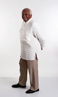 Emeritus: Desmond Tutu poses for a formal portrait in a