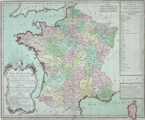 Divisions: Desnos. Map of France Divided