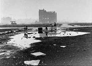 Wasteland: The desolation of cleared land - Salford, 1964