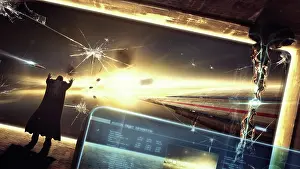 Failure: Desperate captain escapes from a lost battle in space