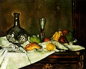 Sideboard: Dessert Still Life, by Paul Cezanne