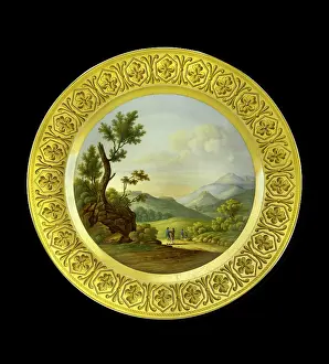 Apsley: Dessert plate depicting Busaco