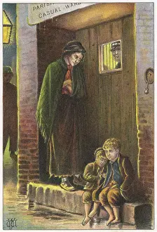 Admitted: DESTITUTE MOTHER, KIDS