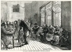 Destitute people wait for help in Sheffield