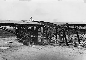 Nijmegen: Destroyed British gliders during the airbone landing in