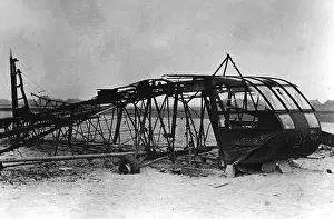 Nijmegen: Destroyed British gliders during the airbone landing in