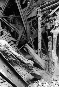 Buergerbraeukeller: The destroyed Buergerbraeukeller after Elser's assassina