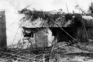 Stormed: Destroyed bunker of the Red Army at the beginning of the